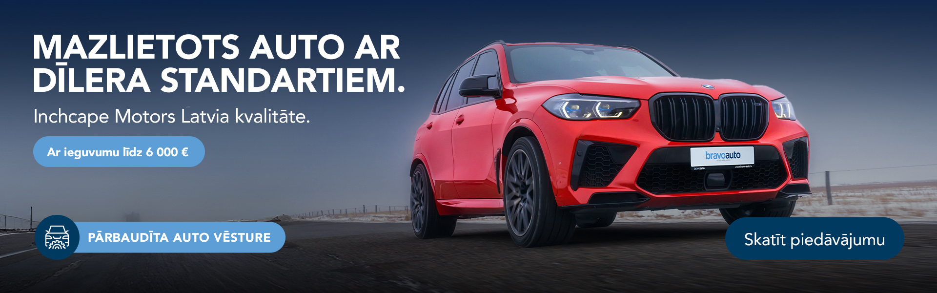 Bravoauto izdevīgi piedāvājumi, vairāk kā 100 mazlietoti auto